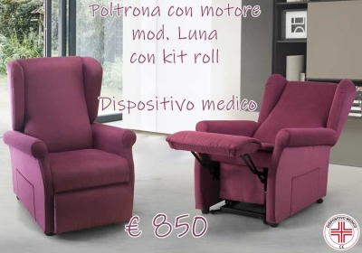 Poltrona 2 motori e kit roller in promozione